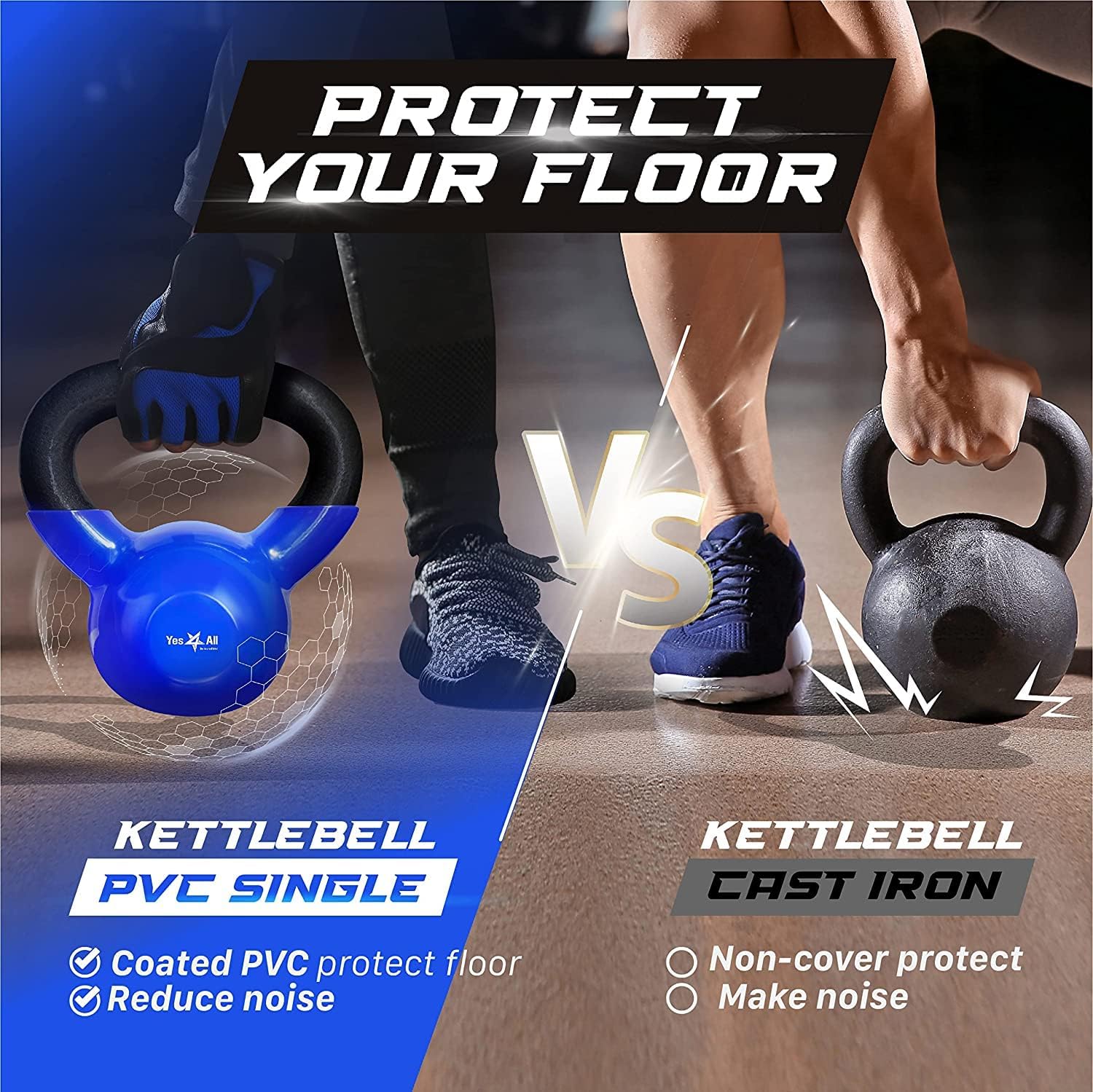 Ball Kettle Cast Iron: A Versatile and Durable Fitness Equipment by Yes4All