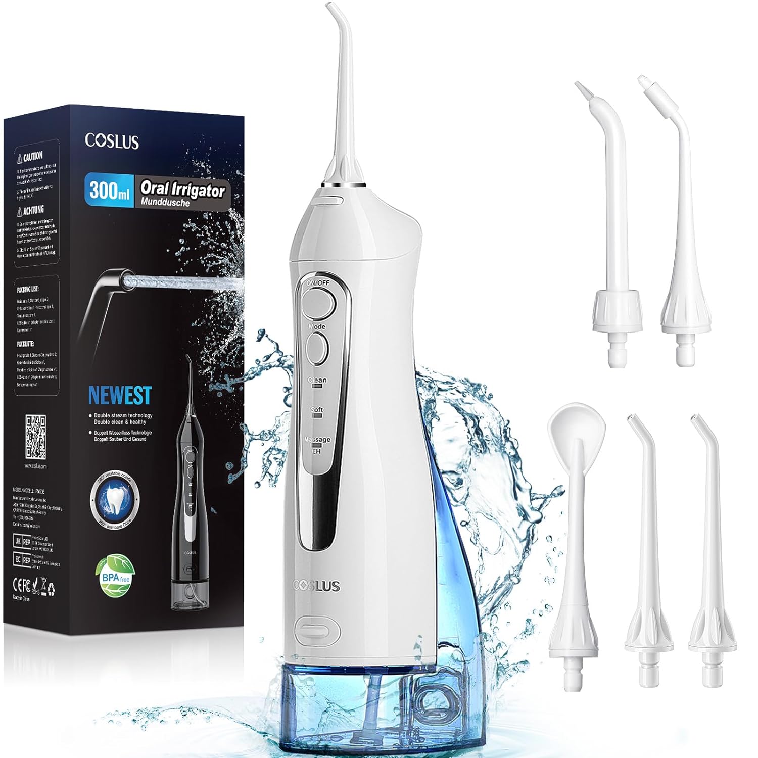 Powerful COSLUS Water Dental Flosser Teeth Pick: 5 reasons to buy