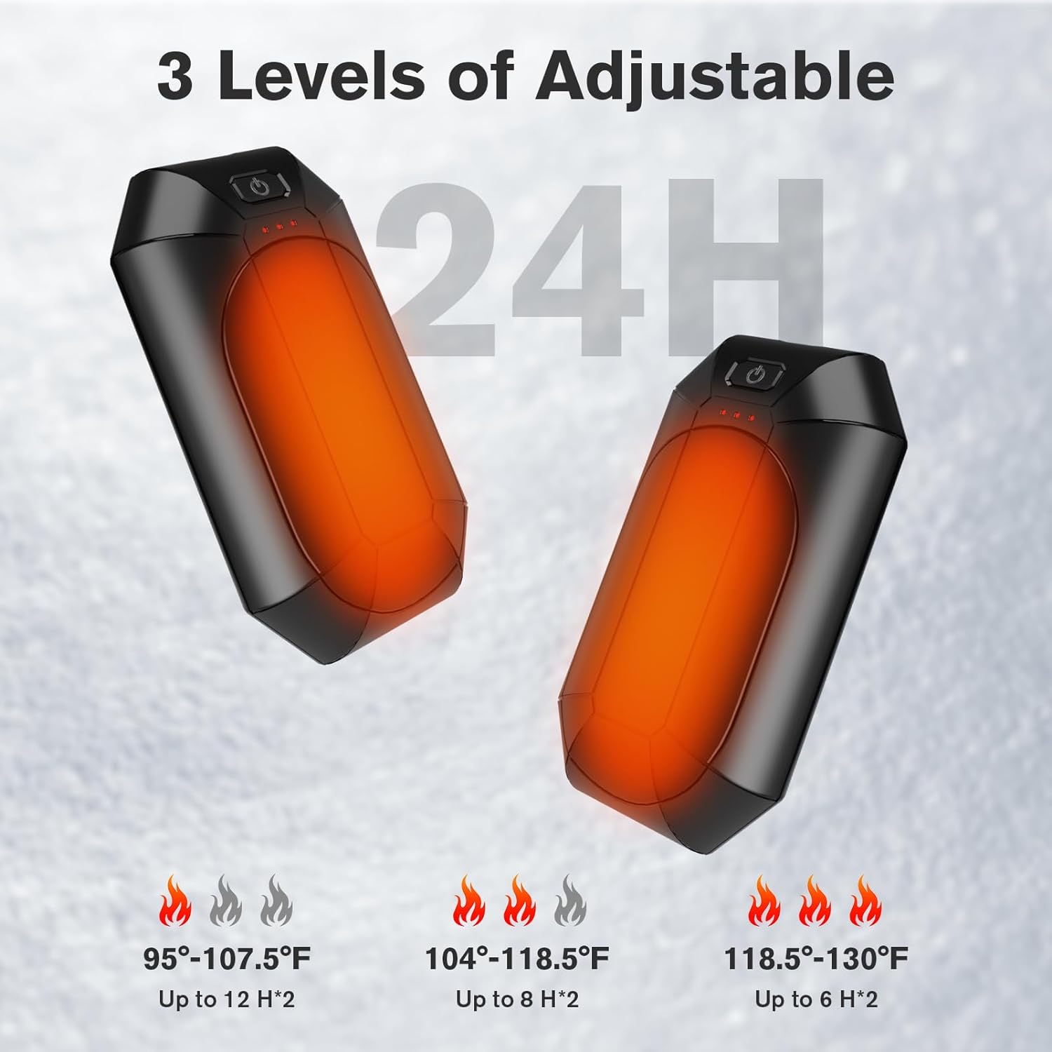 5 reasons to buy: Hand Warmers Rechargeable 2 Pack, Portable Pocket Heater